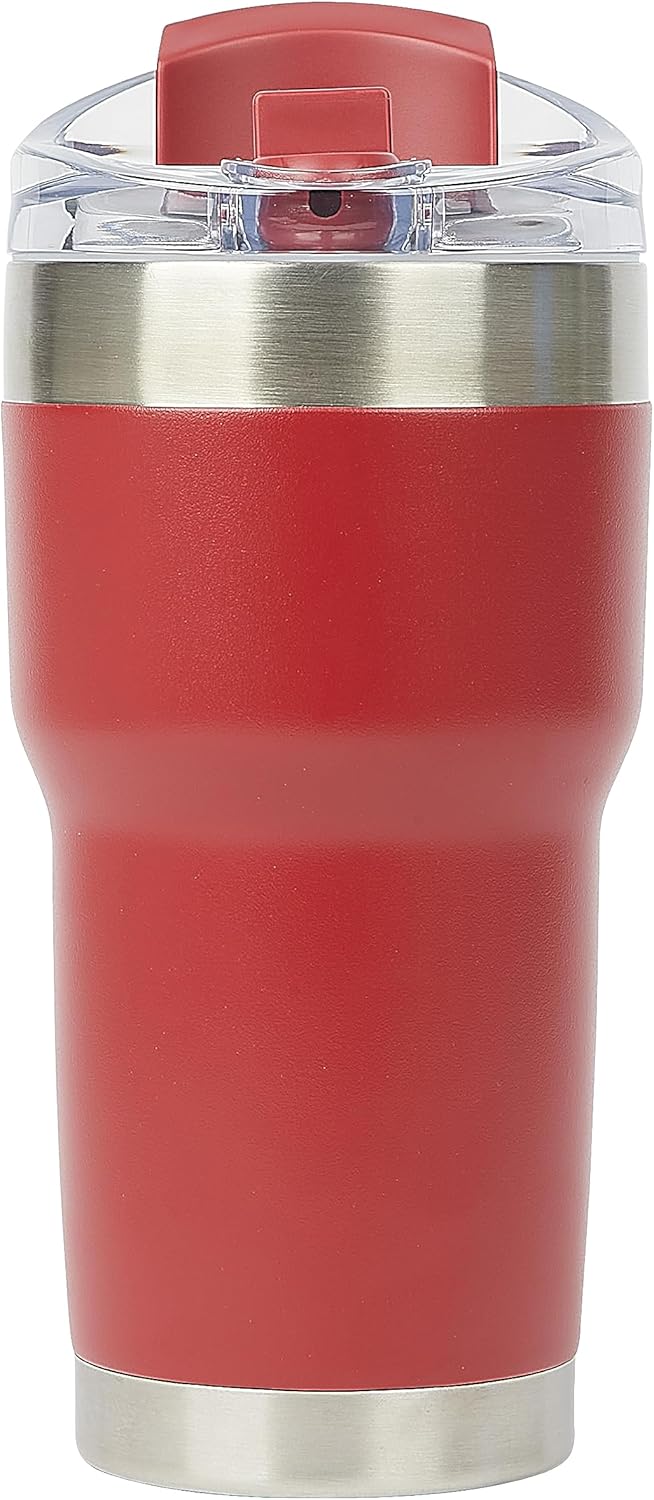 Pelican Hydration Pelican Traveler – Vaso aislado al vacío de 22 onzas, de acero inoxidable, doble pared, con tapa doble, taza de café aislada con