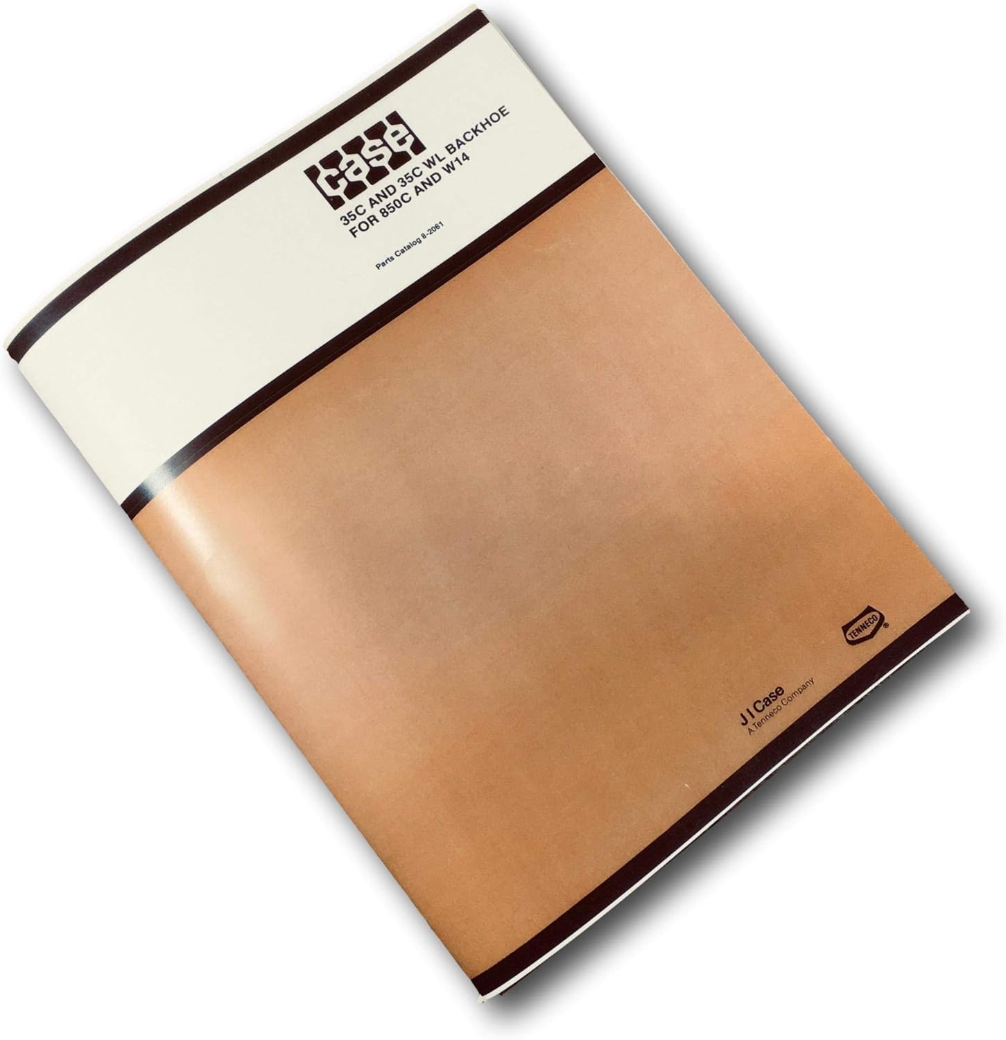 La retroexcavadora del modelo 35C 35C-Wl de la serie del caso de J I parte el catálogo manual Ck para 850C W14