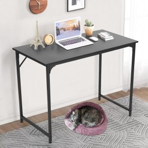 BLKMTY Escritorio para computadora de 39 pulgadas, escritorio de estudio en casa, estación de trabajo, escritorio grande de estilo moderno y simple, BLKMTY Escritorio para computadora de 39 pulgadas, escritorio de estudio en casa, estación de trabajo, escritorio grande de estilo moderno y simple,