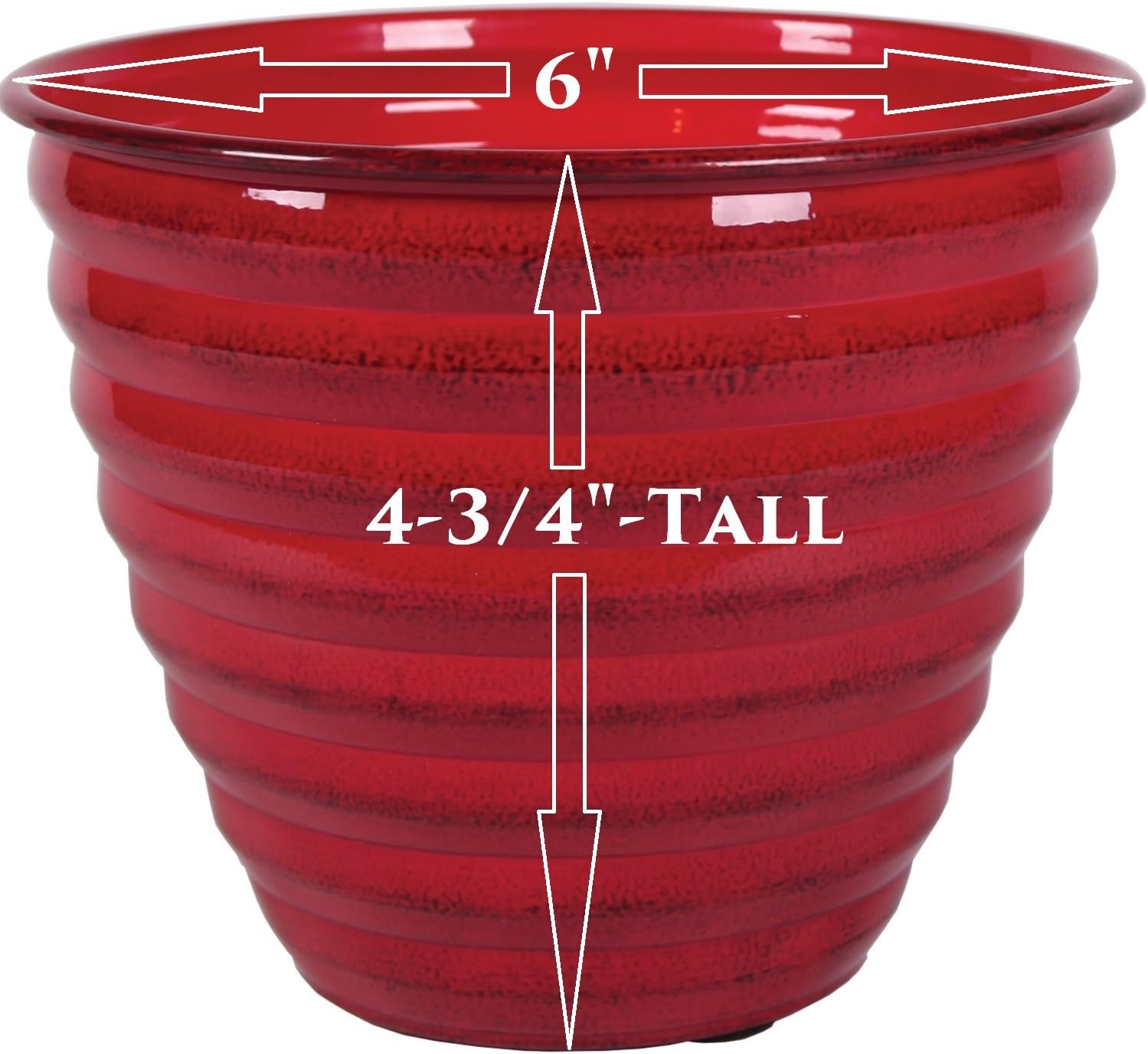 Robert Allen MPT01608 Avondale – Maceta clásica (6 pulgadas), diseño de otoño