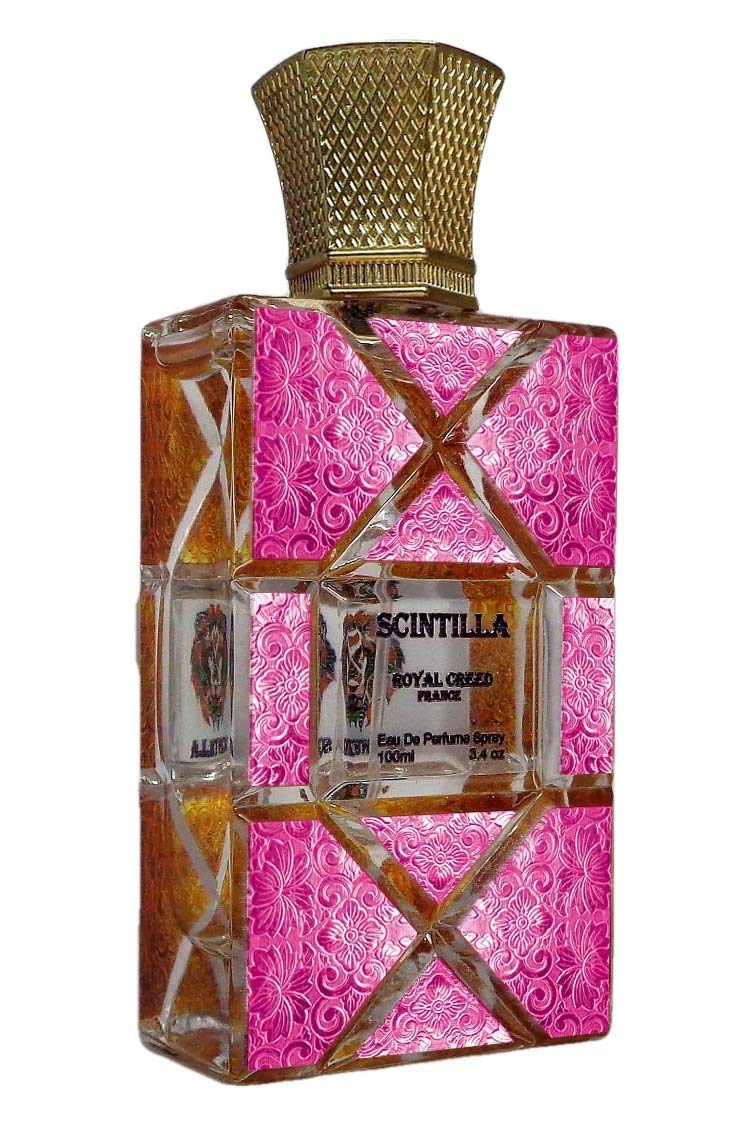 SINTILLA. Por Royal Creed. Francia. Eau De Parfum Spay para mujer. 3.4 fl oz (3,4 oz). Peso 680 gm. Tamaño de la caja 6.7 x 4.5 x 2.4 in