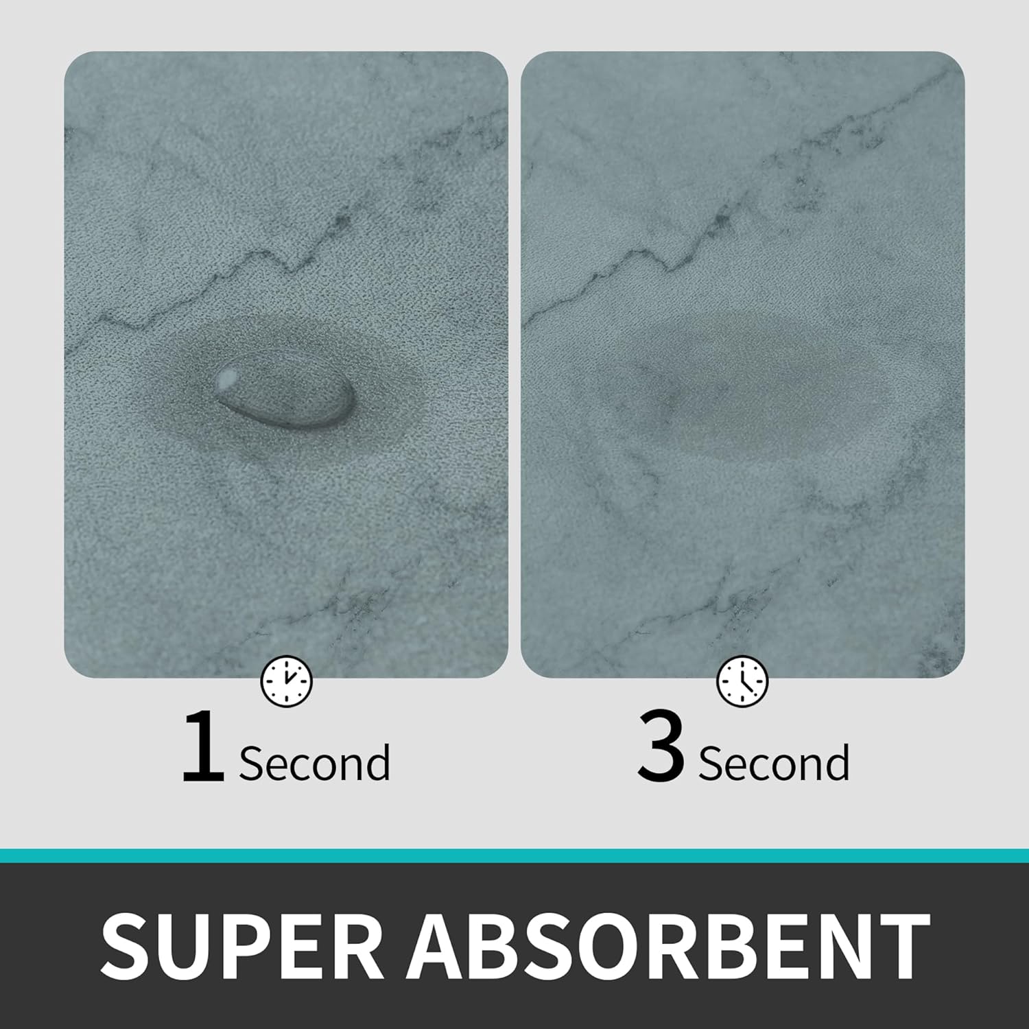 Tapete de baño súper absorbente, de 31.5 x 19.7 pulgadas, de secado rápido, tapete de baño súper absorbente, tapete de piso para sala de estar,