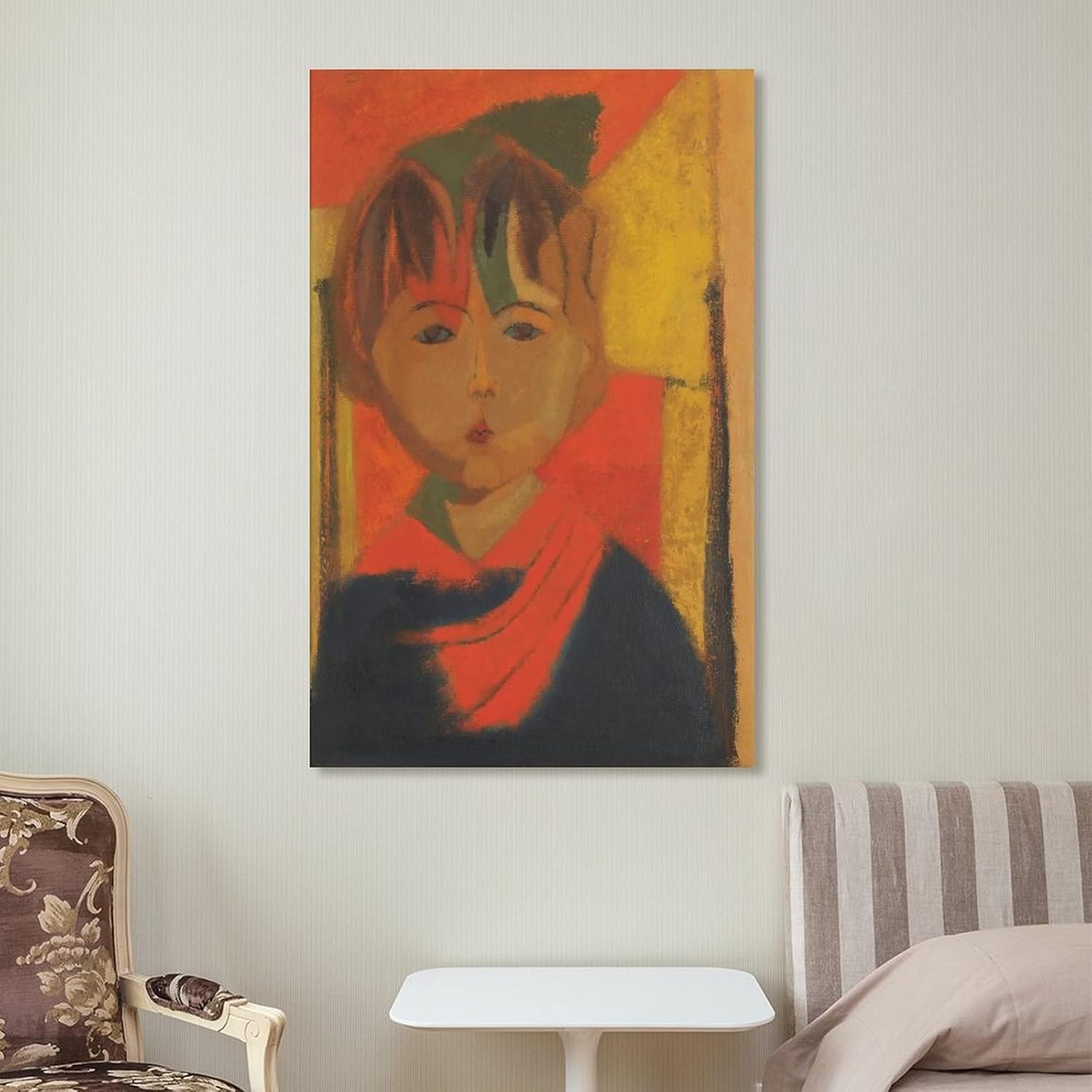 LEIZHAN Julio Rosa Del Valle Carmencita – Lienzo grande impreso con pinturas famosas para oficina, hogar, pared, arte de pared, pósteres de lienzo,