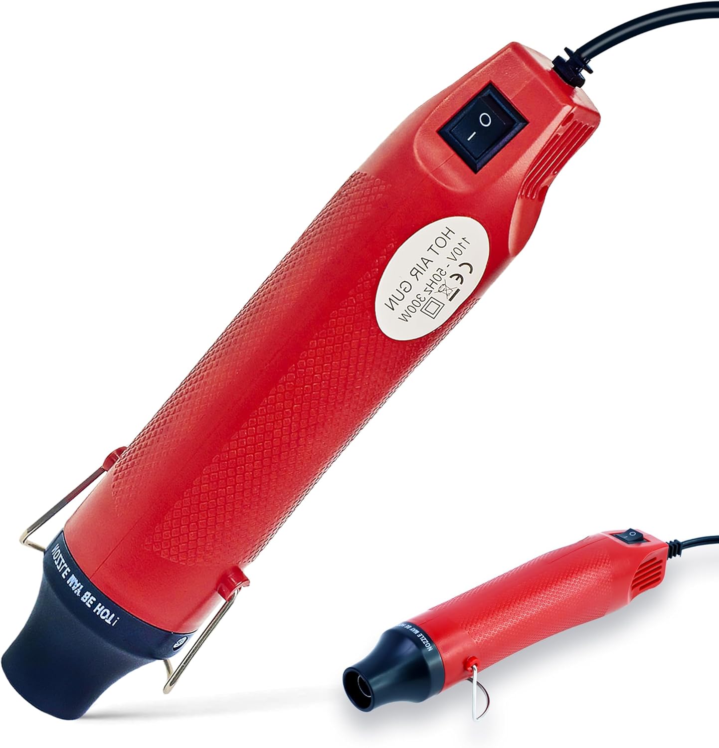 Mini pistola de calor, pistola de calor portátil de 300 W para manualidades, pistola de aire caliente de mano de calentamiento rápido para