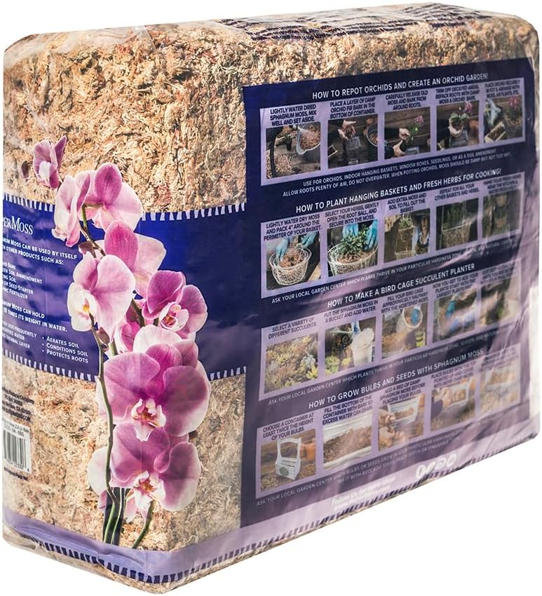 SuperMoss – Musgo seco para orquídea sphagnum seco