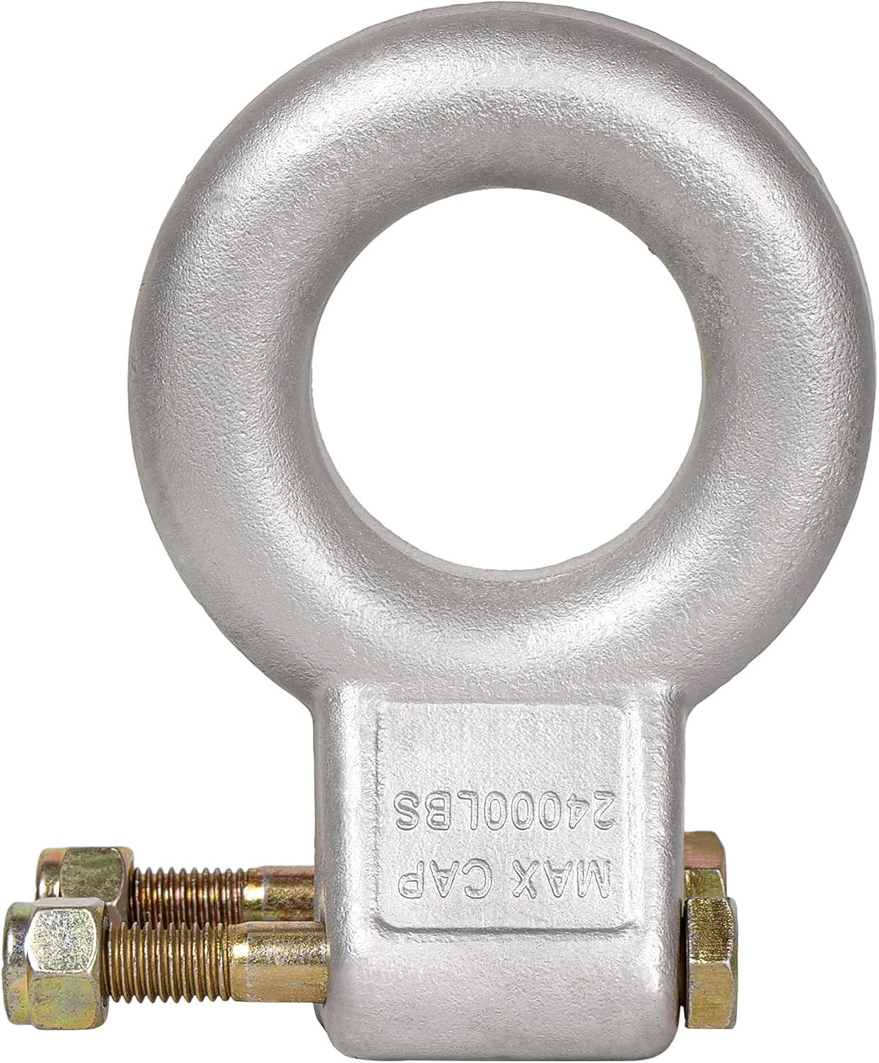 48660 Anillo de enganche de acero sin procesar con forma de lunette de 3 pulgadas de diámetro interior, 24,000 libras, requiere montaje en canal
