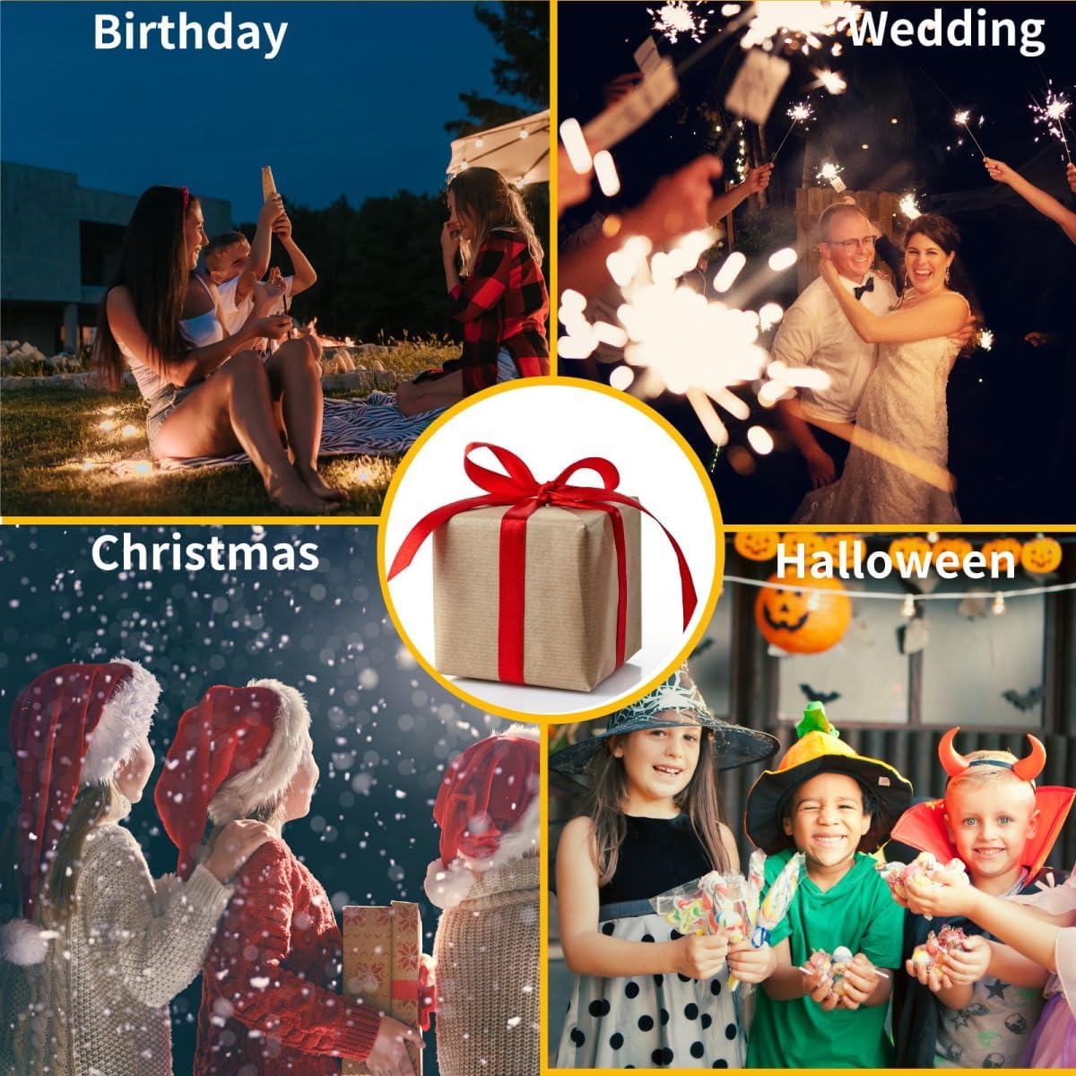 4 luces de mano con forma de pez gelatina, decoración para dormitorio, patio, jardín, regalo para vacaciones, Navidad, fiesta de cumpleaños, faroles