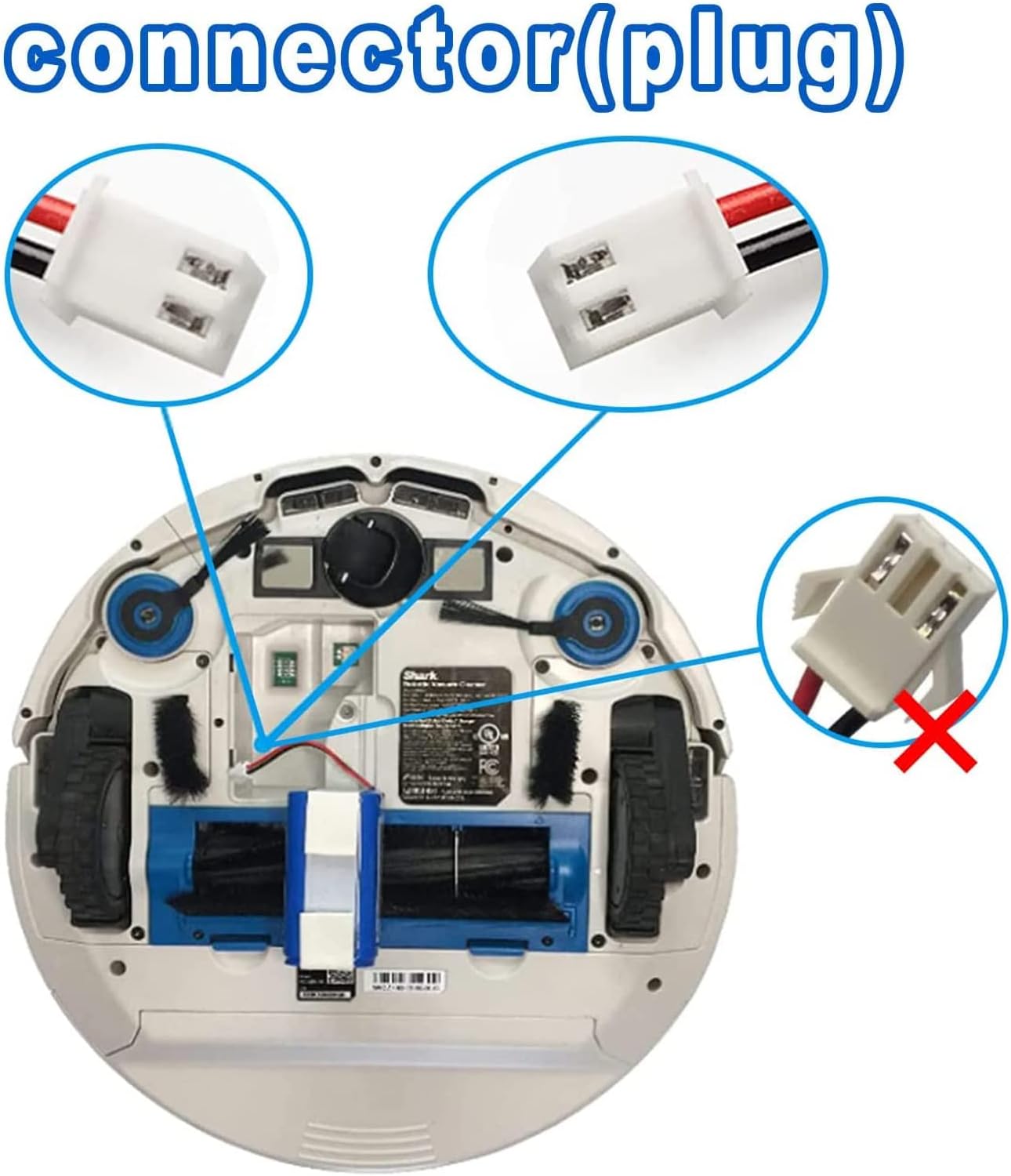 Batería de vacío Bissell de 14.8 V 2600 mAh, batería de repuesto de iones de litio para aspiradoras robóticas Bissell 2859, 3115, aspiradora