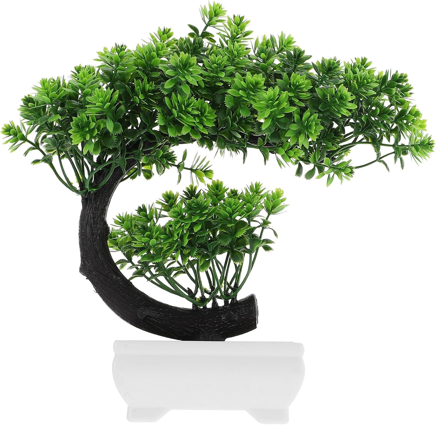 GANAZONO Pequeñas plantas artificiales para decoración del hogar, mini árbol bonsái artificial, plantas artificiales japonesas para decoración del