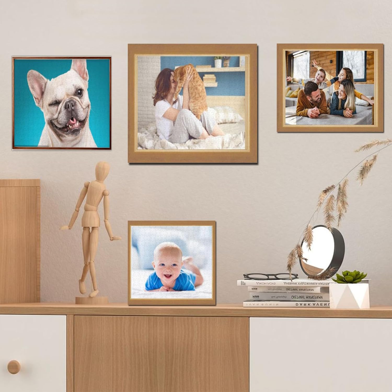 Rompecabezas personalizado a partir de fotos cuadradas, rompecabezas personalizado a partir de fotos, haz tu propio rompecabezas con fotos, boda,