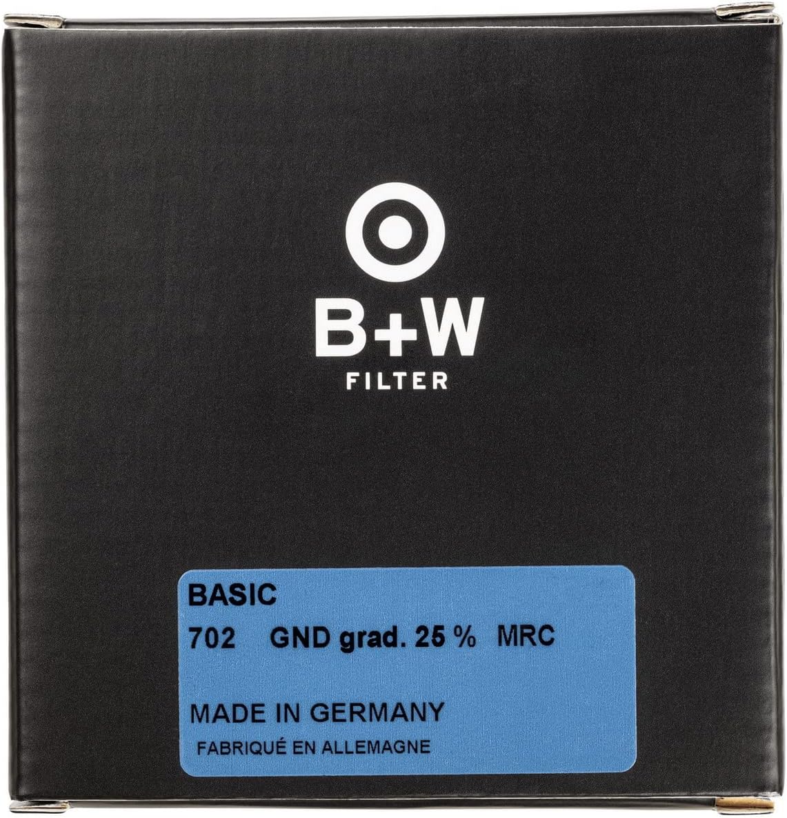 B+W Filtro de vidrio graduado MRC 702M de densidad neutra básica el 25% de 3.228 in