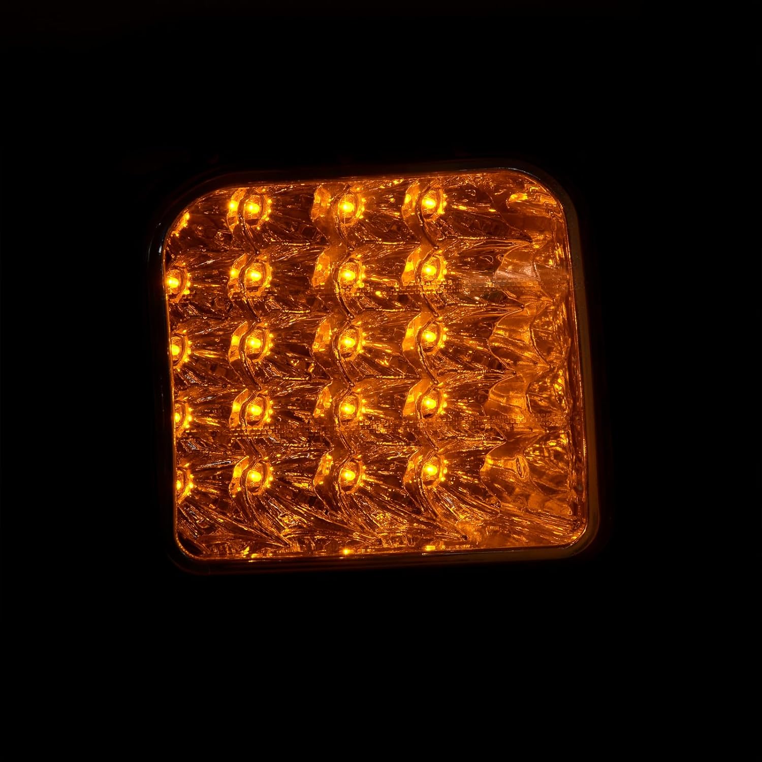 AJP Distributors Lentes ahumadas LED ámbar intermitentes luces parachoques esquina estacionamiento lámparas conjunto conjunto izquierda derecha