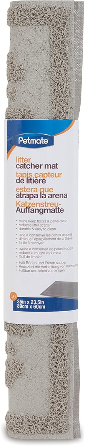 Petmate Tapete para atrapar basura, piedra, grande