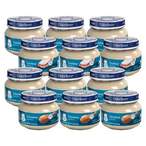 Gerber 2nd Foods – Salsa de pollo y salsa de pavo, 2.5 onzas (paquete de 12) Gerber 2nd Foods – Salsa de pollo y salsa de pavo, 2.5 onzas (paquete de 12)