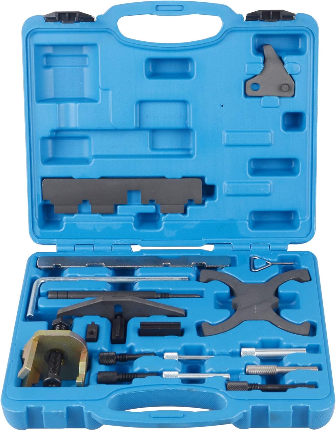 DAYUAN Kit de herramientas de sincronización del motor compatible con Ford Mazda árbol de levas volante herramientas de bloqueo 1.4 1.6 1.8 2.0