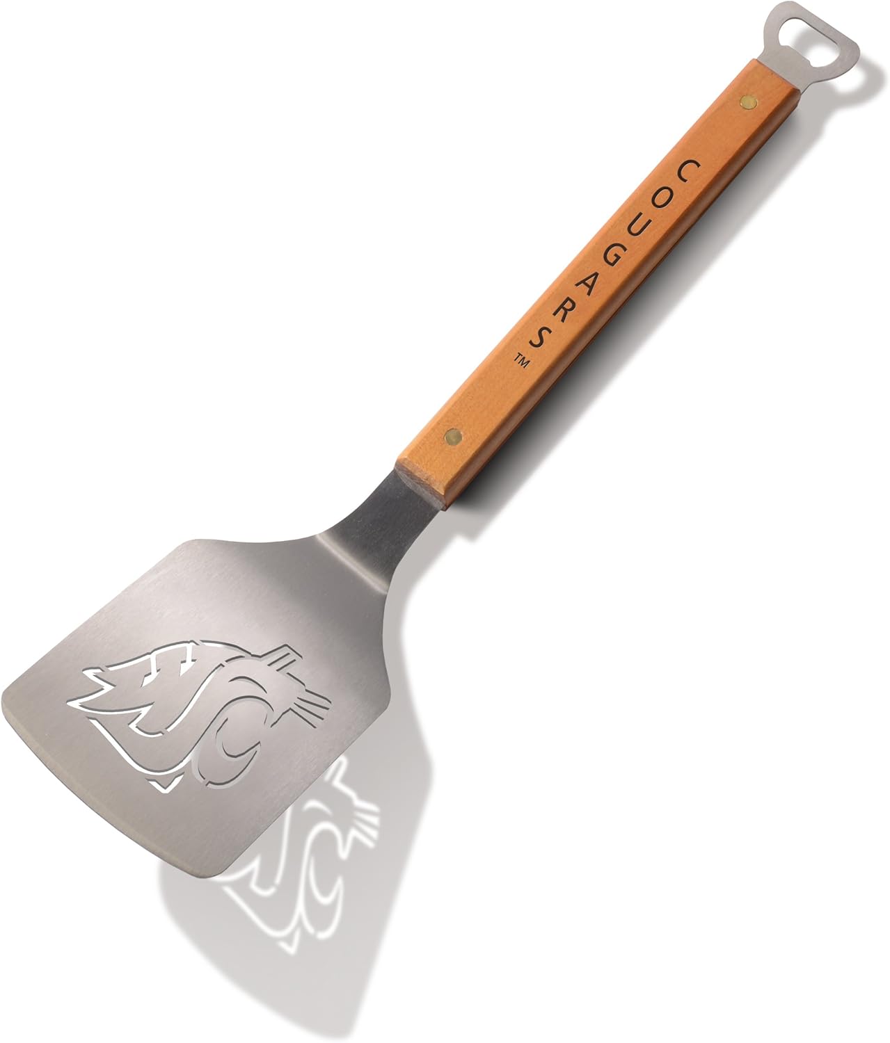 YouTheFan NCAA Classic Series Sportula – Espátula para parrilla de acero inoxidable