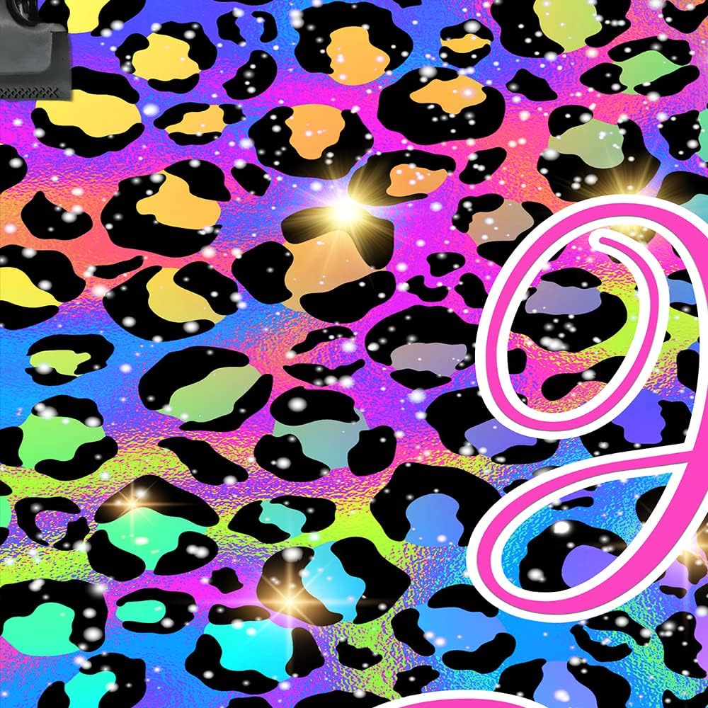 Telón de fondo colorido de cumpleaños con brillo de neón para fotografía, pintura de salpicaduras, grafiti, retro, discoteca, hip pop, decoración de