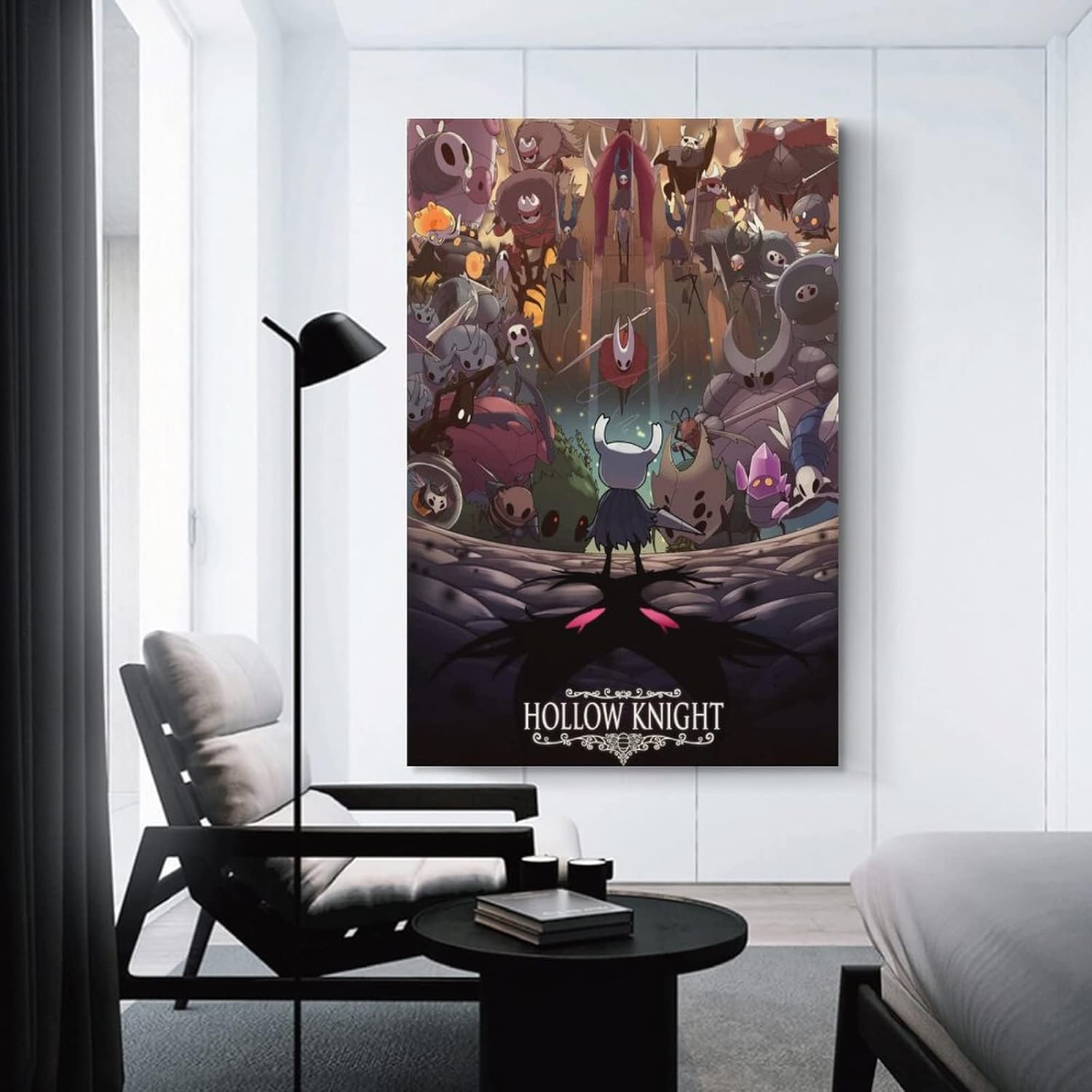 SNKB Hollow Knight – Póster artístico en lienzo y arte para pared, diseño moderno de dormitorio familiar, póster de 20 x 30 pulgadas (19.7 x 29.5 in)