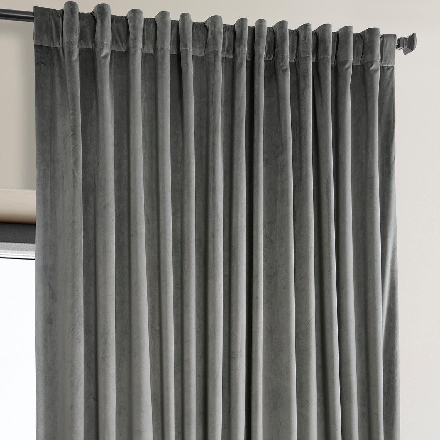HPD Half Price Drapes VPYC-SBO161213-96-DW, cortina opaca extra ancha con aislamiento térmico para ventana, 100 x 96 pulgadas, para dormitorio y