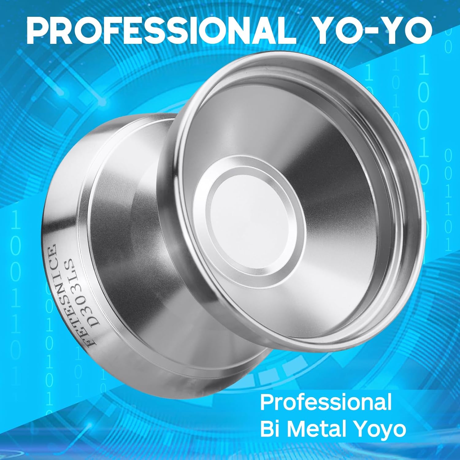 FETESNICE Yoyo Yoyo profesional bimetálico, yoyo insensible para niños, trucos de aluminio para jugadores avanzados de Yoyo, Yoyos Pro Competitivos