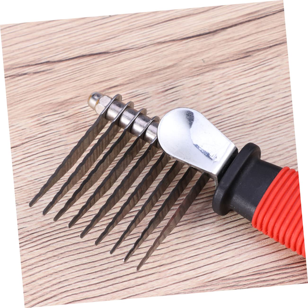 Peinadores de pelo para hombres, peine de aseo para cabello fino, peine de acero para mascotas, peine de aseo para mascotas, peine recto, peine de