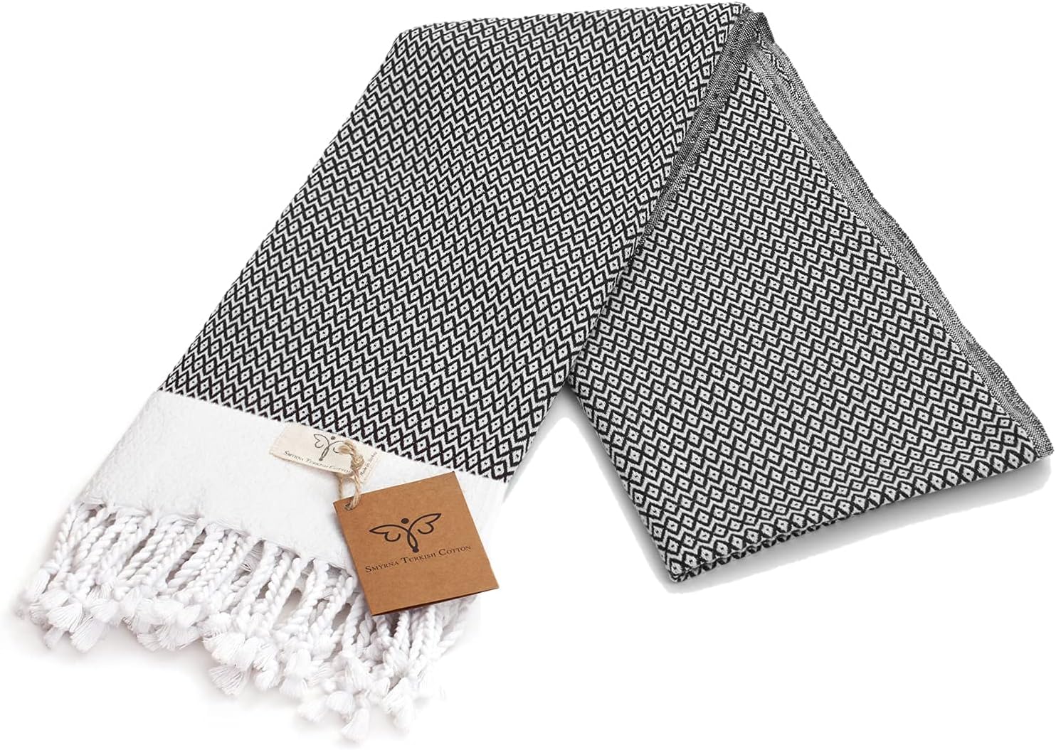 Smyrna Turkish Cotton – Toalla turca original para la playa, 37 x 71 pulgadas, pestemal y toalla turca para spa, playa, alberca, gimnasio y baño