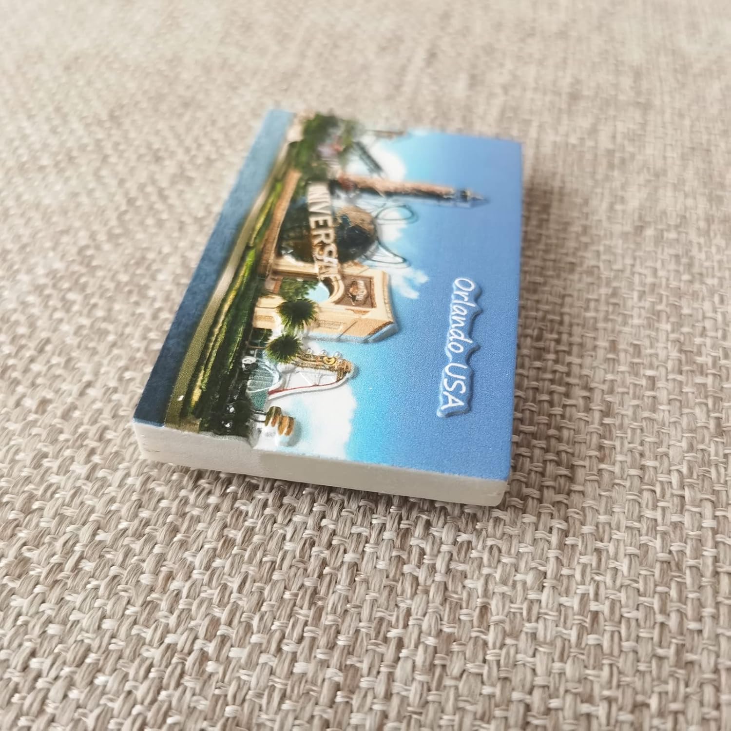 Orlando USA – Imán de nevera 3D, regalo de recuerdo hecho a mano, decoración para el hogar y la cocina, colección de imanes para refrigerador de