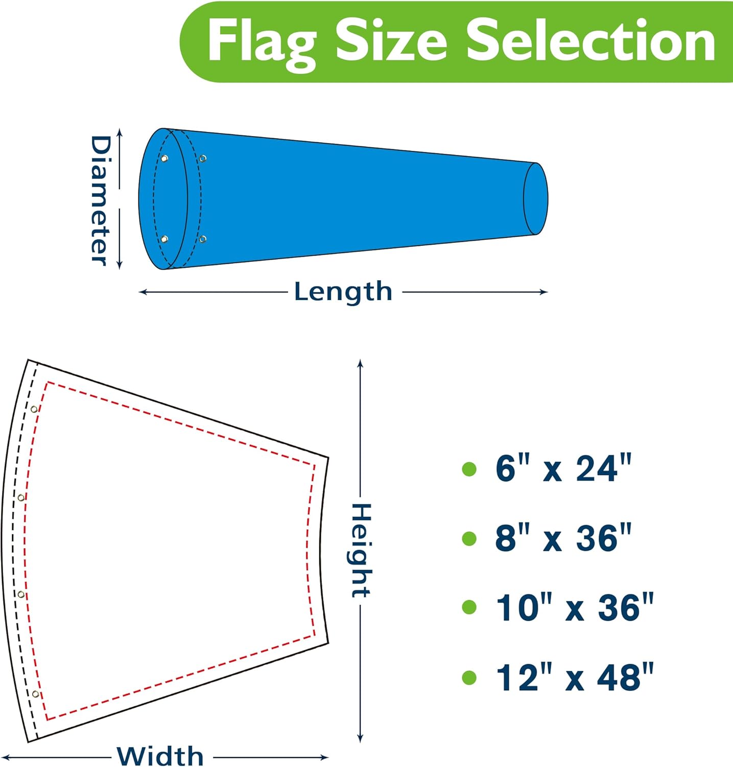 Calcetines de viento personalizados para exteriores, calcetines de viento para colgar al aire libre con logotipo, texto de imagen para rancho,