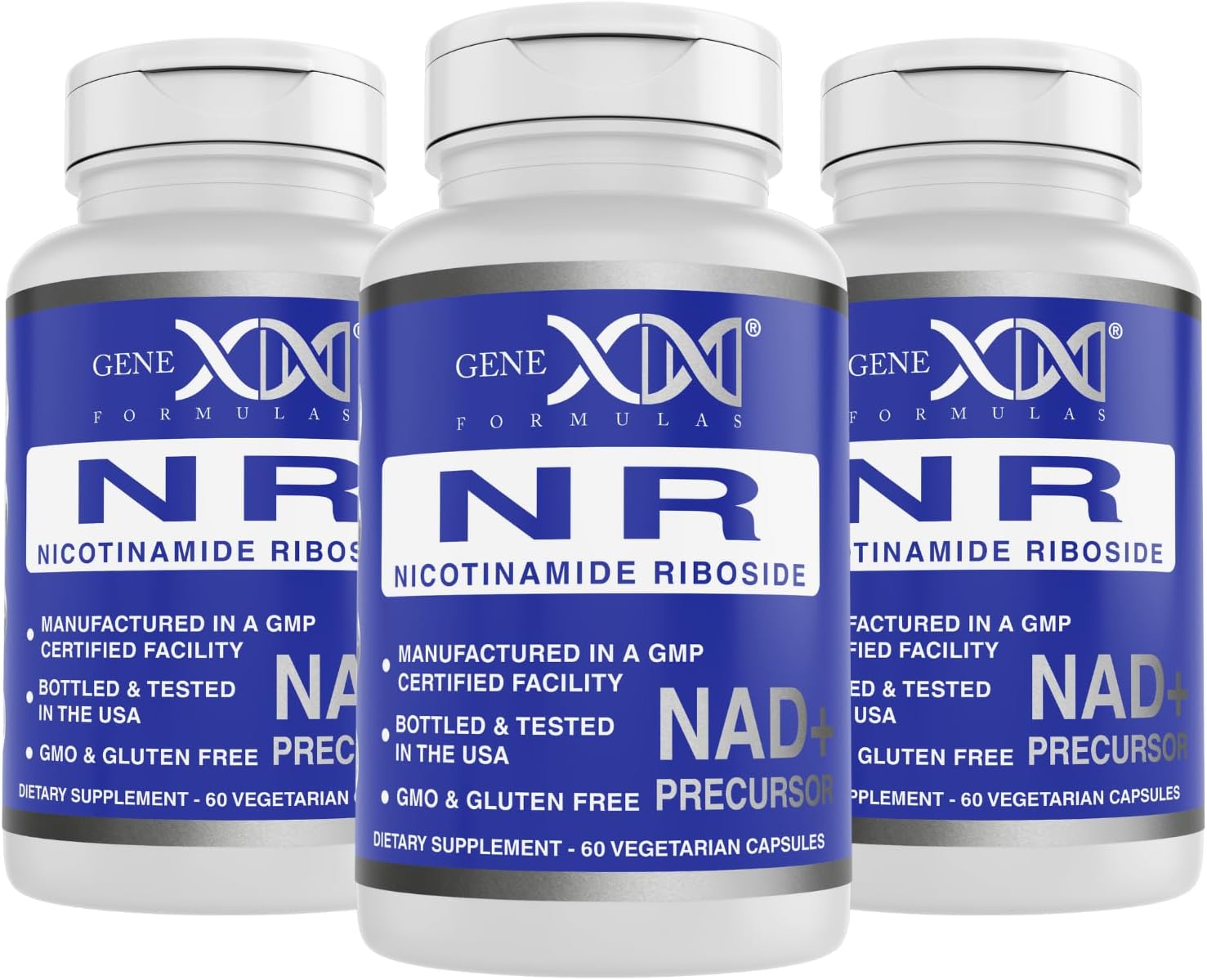 Genex Formulas Ribosida de nicotinamida (paquete de 3)