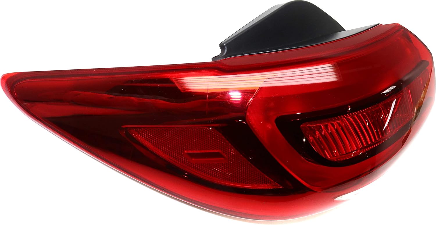 Evan Fischer Conjunto de luz trasera compatible con modelos Kia Sportage Outer EXLX 2014-202016 para el lado del conductor