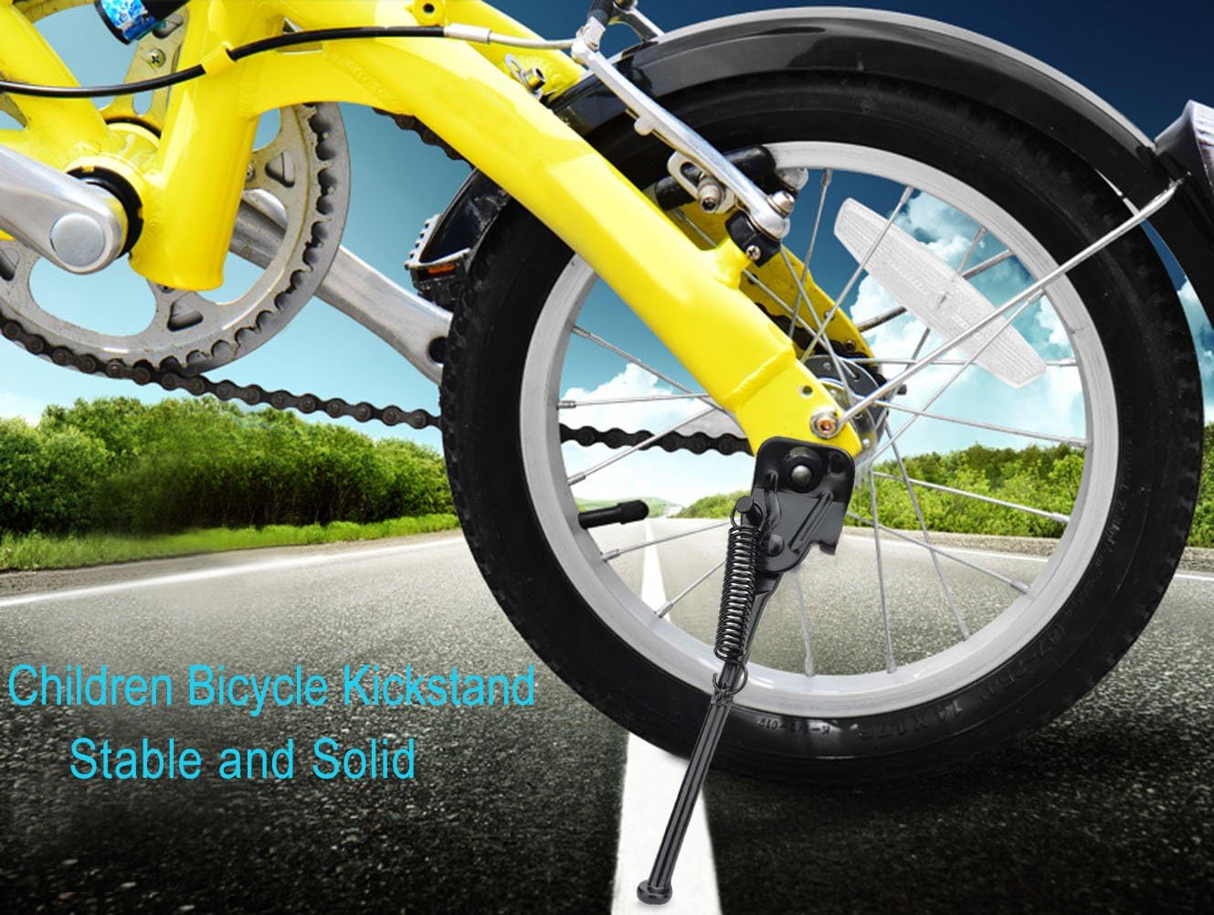 Soporte de bicicleta Usong, soporte de bicicleta plegable de un solo lado, de 12 pulgadas, 14 pulgadas, 16 pulgadas, 18 pulgadas, 20 pulgadas, para