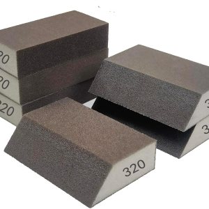 Paquete de 6 esponjas de lijado, surtido de bloques de lijado de grano 320, lavables y reutilizables para paneles de yeso de madera, metal para el Paquete de 6 esponjas de lijado, surtido de bloques de lijado de grano 320, lavables y reutilizables para paneles de yeso de madera, metal para el