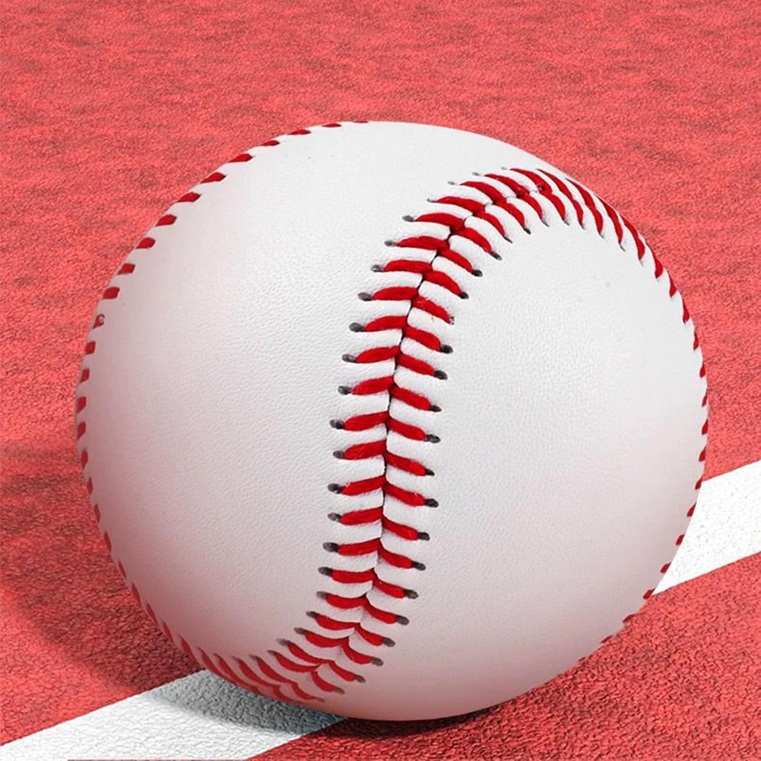 OMYOPY Paquete de 2 pelotas de béisbol en blanco con núcleo de corcho sólido, pelotas de béisbol de 9 pulgadas, autógrafos sin marcar, para juego de