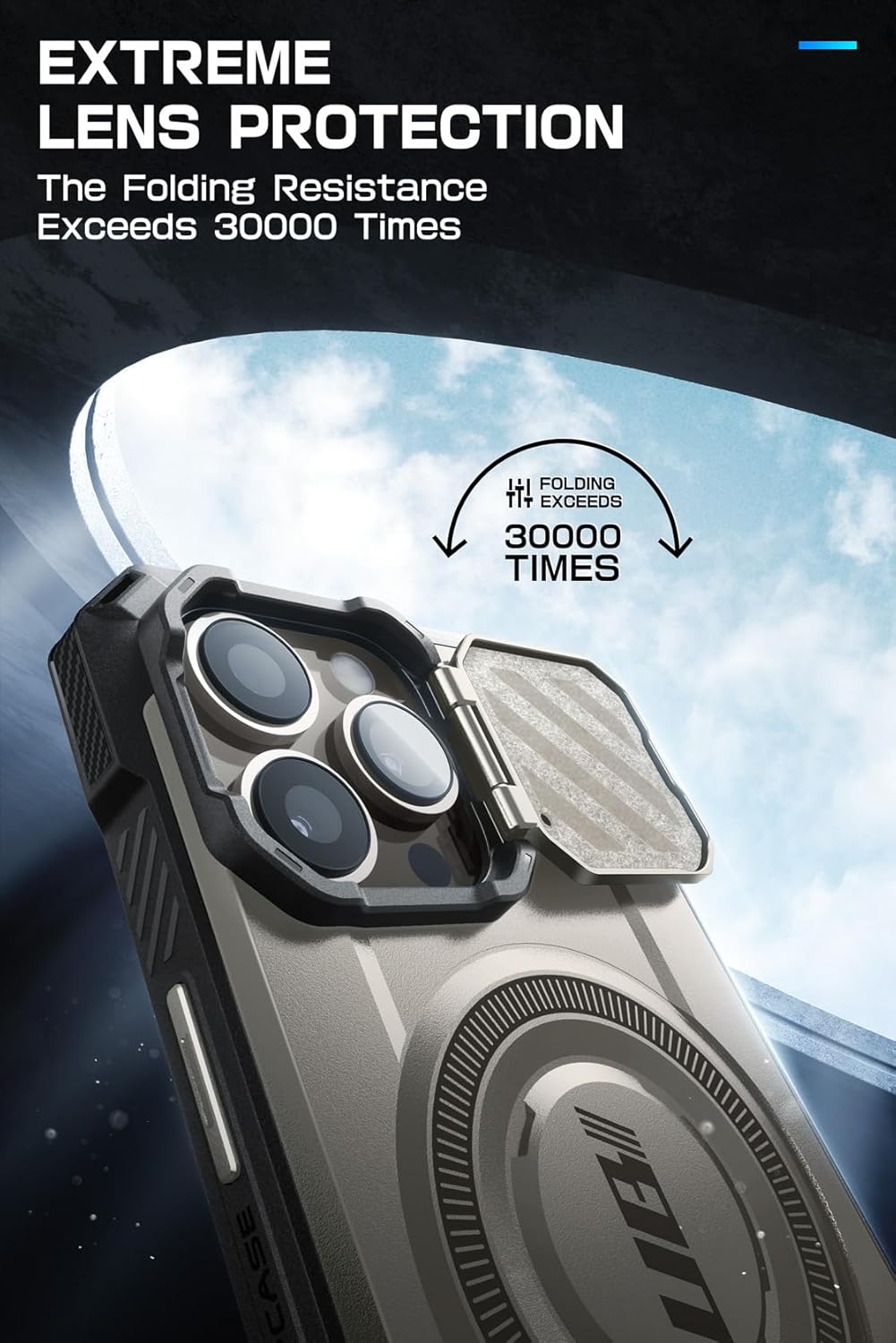 SUPCASE UB Mag XT – Funda para iPhone 15 Pro de 6.1 pulgadas con funda para cámara, compatible con MagSafe Funda resistente con soporte integrado