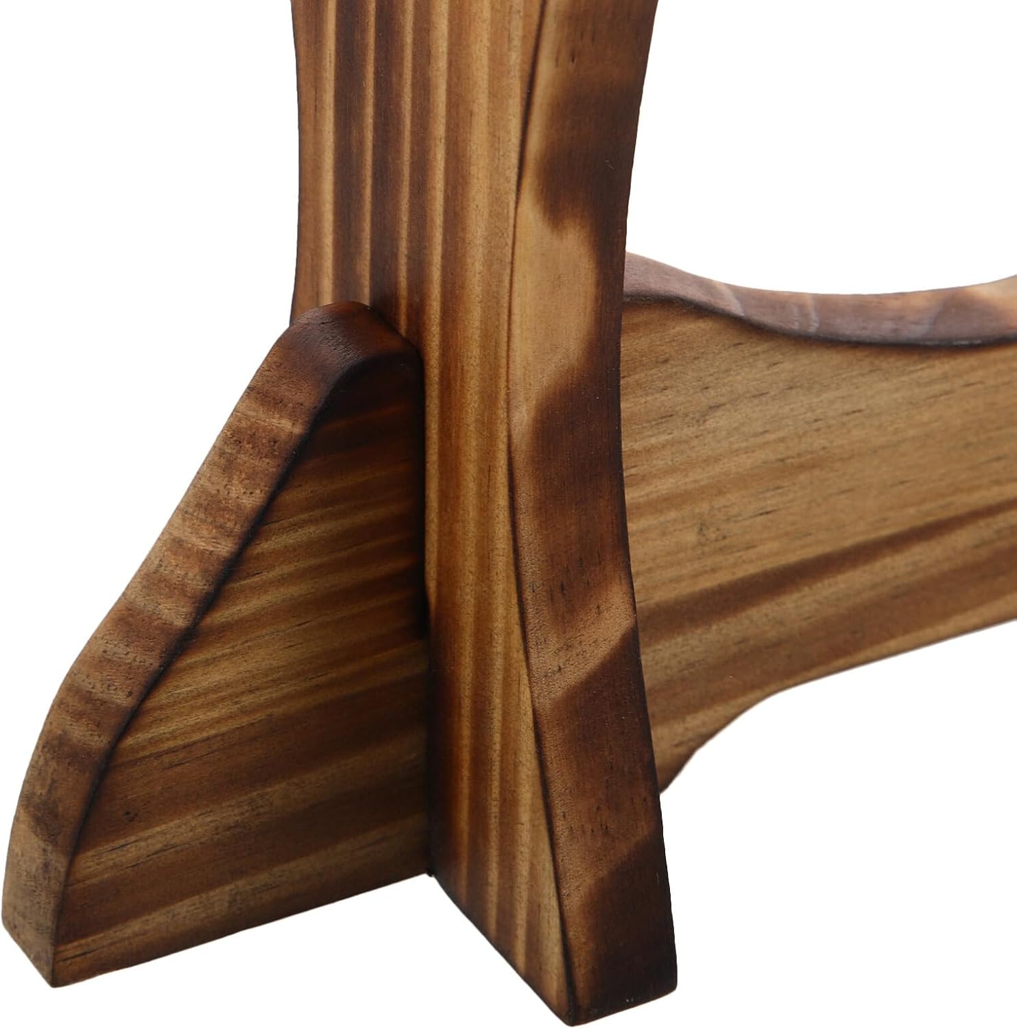 VOSAREA Soporte de espada Katana Stand Asamblea de madera Samurai soporte de espada Soporte de exhibición de flauta de madera
