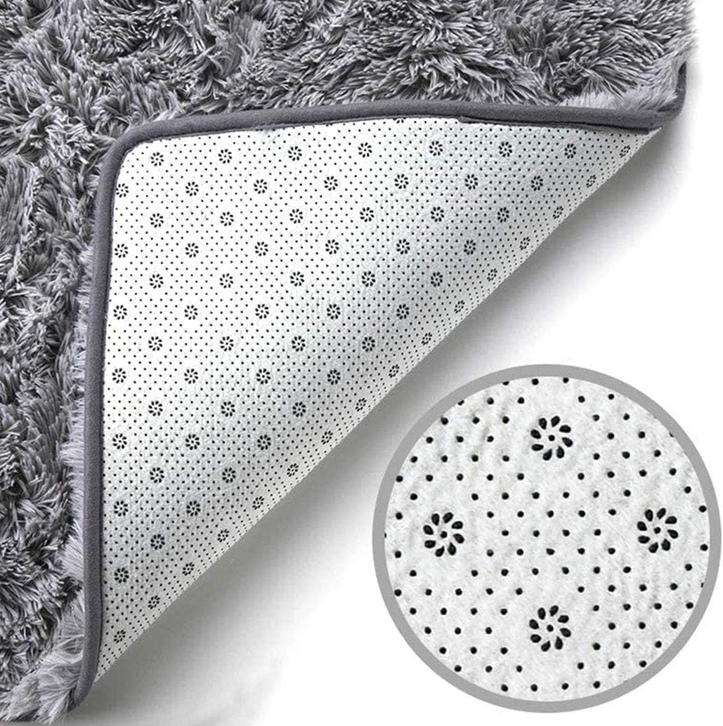 WHOW Alfombra súper suave, moderna para sala de estar, alfombra mullida para dormitorio, habitación de los niños, guardería y decoración del hogar