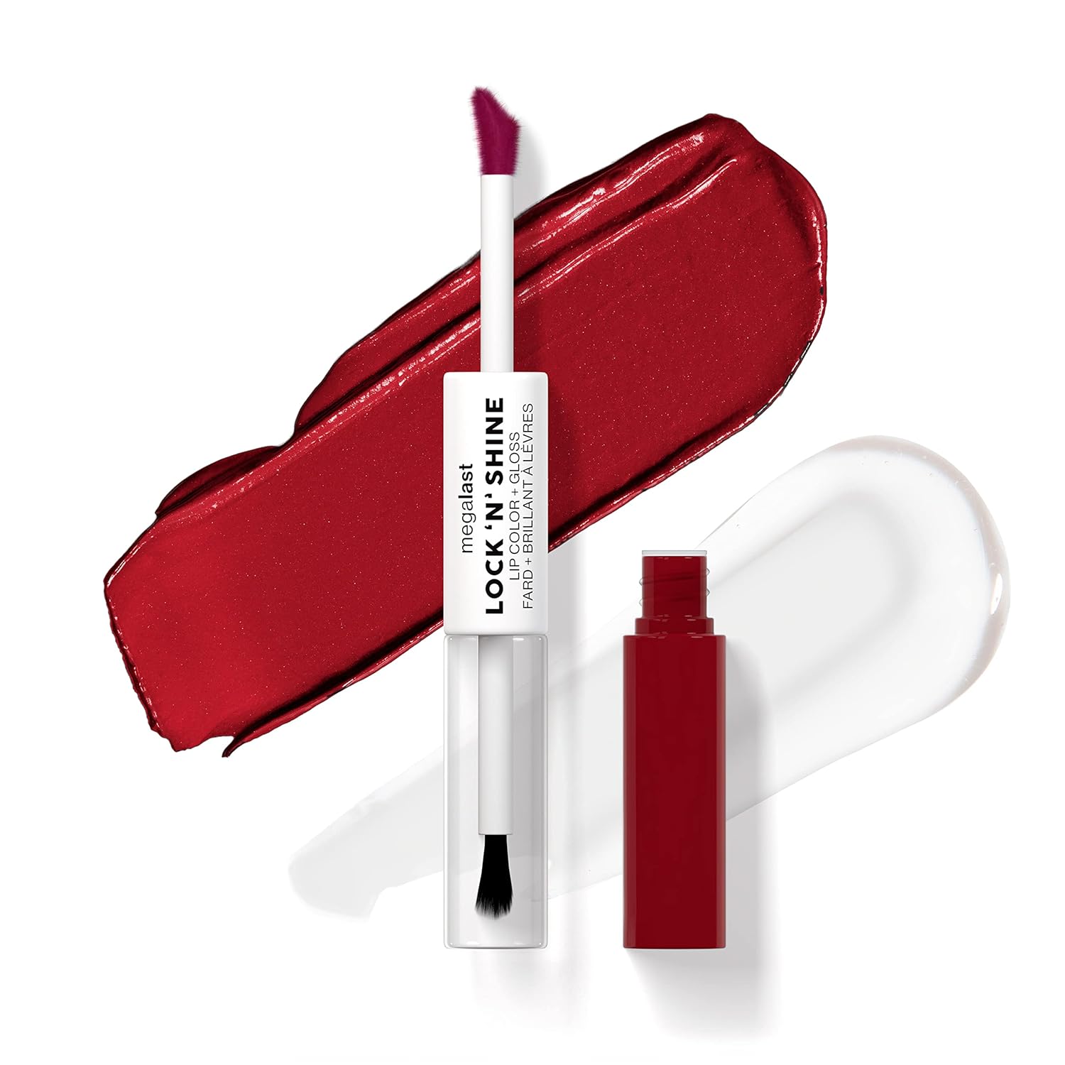 wet n wild Megalast Lock ‘N’ Shine Lip Color + Gloss Lipstick Red-Y For Me