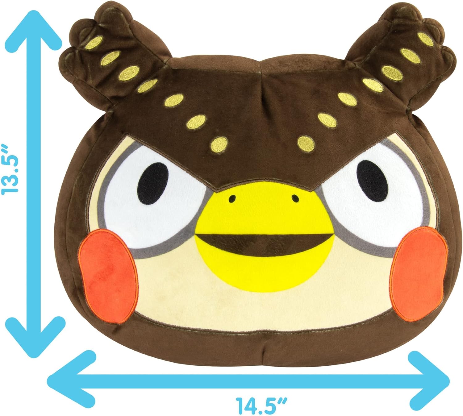 Club Mocchi Mocchi – Peluche de Animal Crossing  Blathers Plushie  Peluches coleccionables esponjosos  15 pulgadas