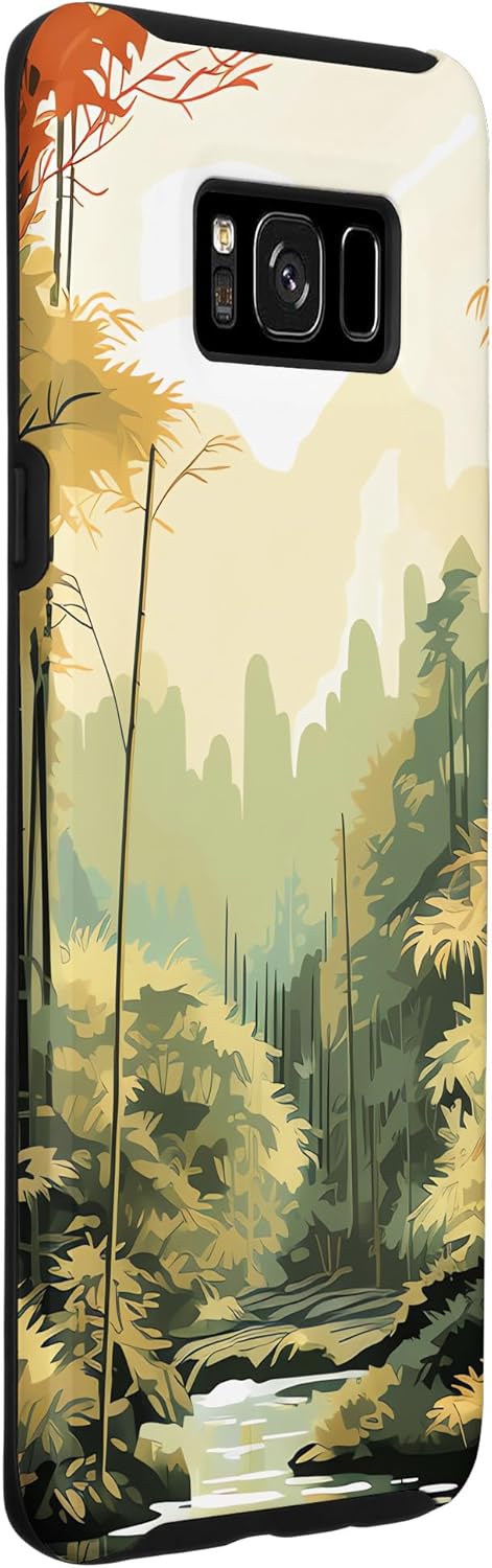 Galaxy S8+ Bamboo Brilliance Exploring Vibrant Forest Colors Case