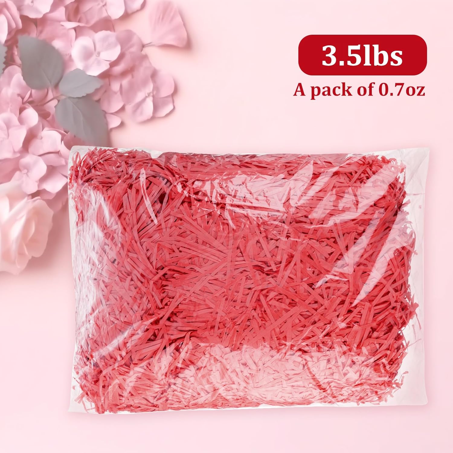 3.5 libras 3.3 lbs, cesta de hierba de corte arrugado de papel de seda triturado de papel de relleno de confeti de papel arrugado de papel de rafia