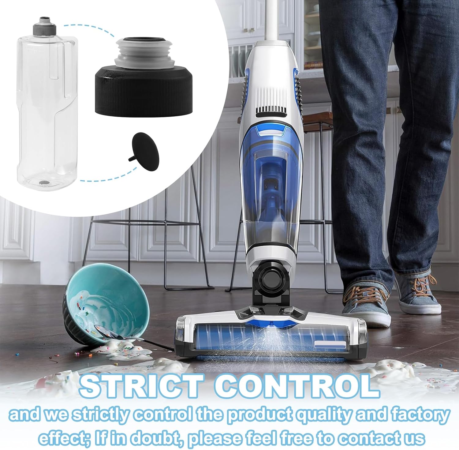 Solution Tank Cap 440012803 para limpiador de alfombras Hoover, piezas de repuesto compatibles con Hoover PowerDash Pet SmartWash y FloorMate Jet,