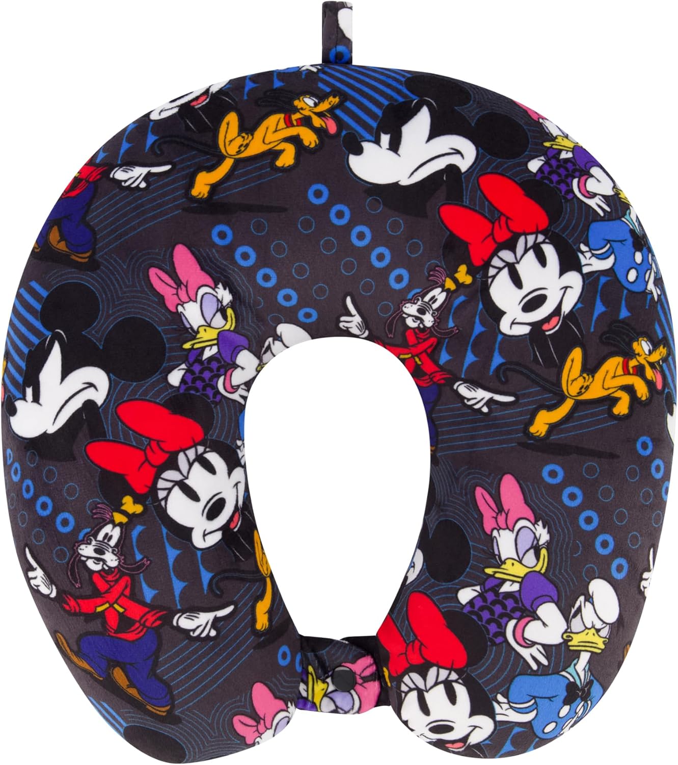 FUL Disney Mickey Mouse and Friends – Almohada de viaje para el cuello, almohada de Minnie Mouse para avión, automóvil y oficina, cómoda y