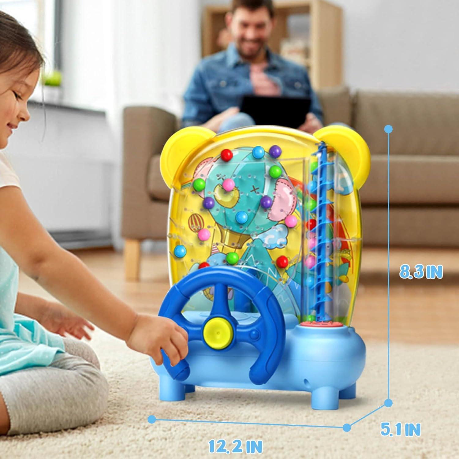 JONEG Juguetes para niñas de 8, 9, 10, 11, 12 años, máquinas de arcada para el hogar, juguetes para niñas de 8 a 10, máquina de pinball para niños,