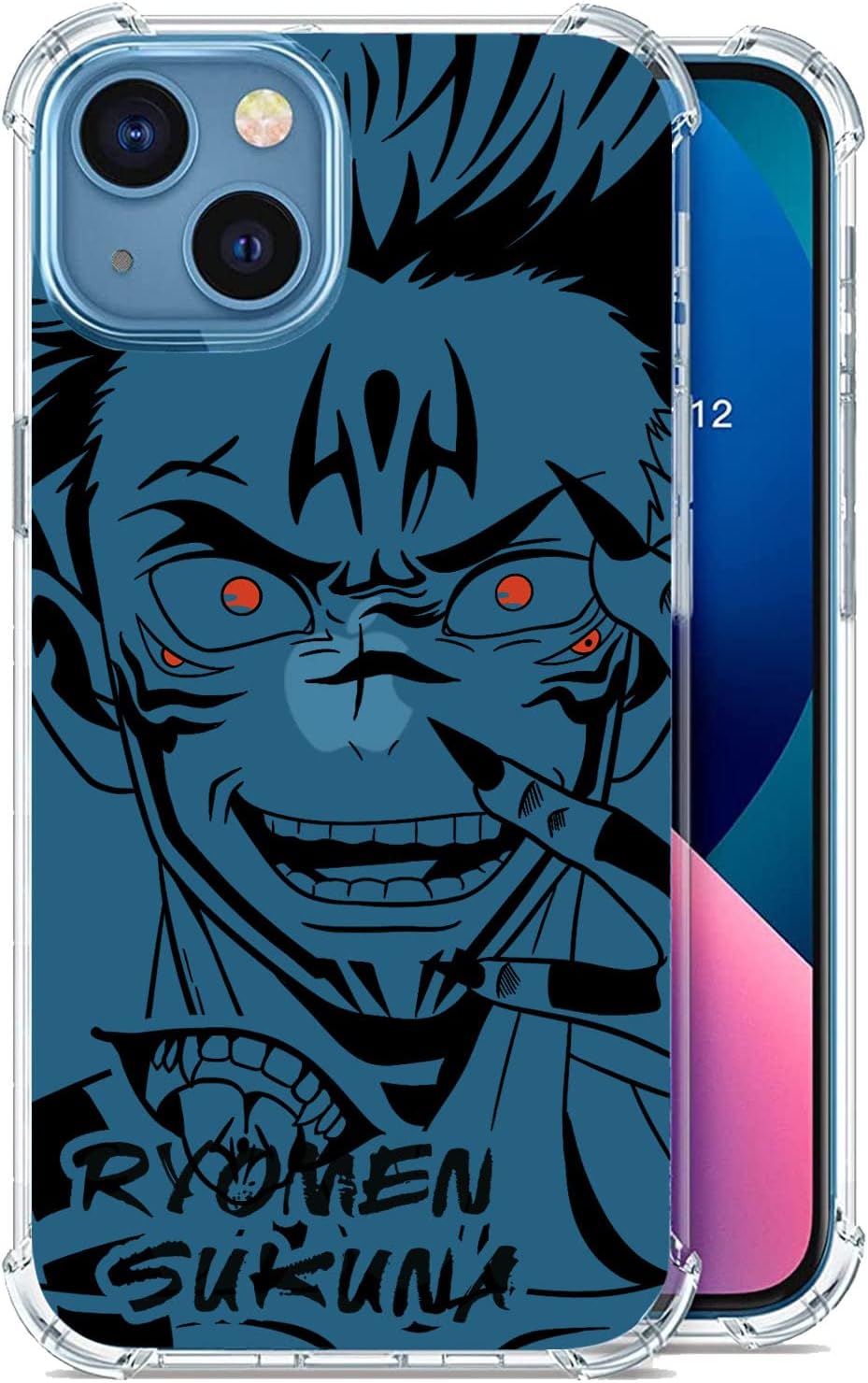Funda de TPU transparente a prueba de golpes para iPhone 14 Pro Max Anime para niños y niñas (funda de anime genial para iPhone 14 Pro Max)
