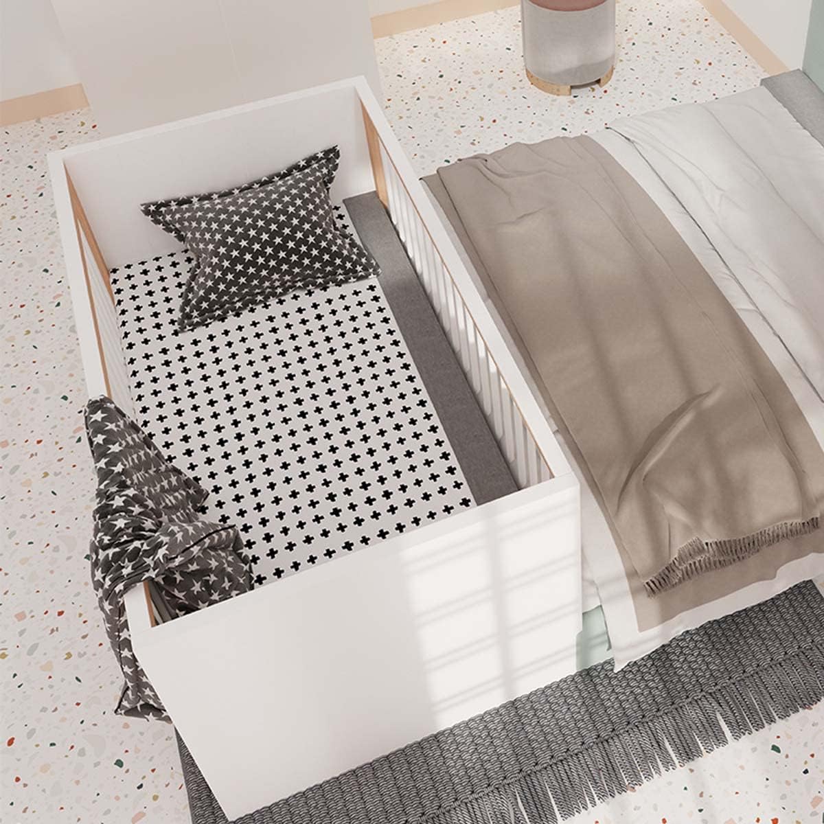 Almohada de cuña para cama de tamaño matrimonial, almohada para cabecero, relleno de huecos de cama de tamaño personalizado, cierra el espacio entre