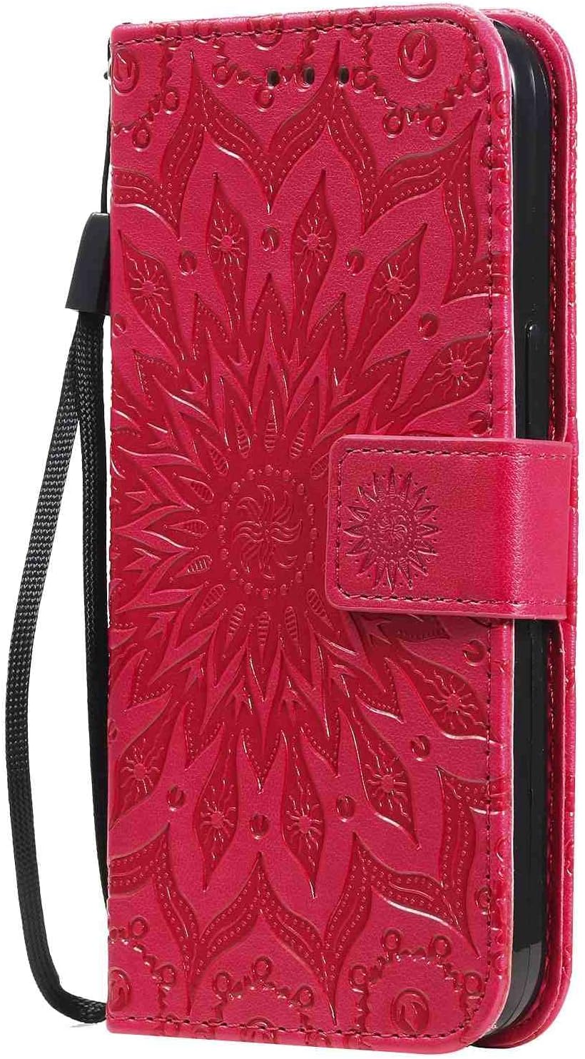 Fansipro Funda tipo cartera para teléfono Samsung Galaxy A32 4G, funda delgada de piel sintética de alta calidad para Galaxy A32 4G, 2 ranuras para