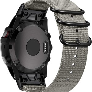 Fintie Correa compatible con Garmin Fenix 5X5X Plus, Fenix 6X6X Pro, Fenix 7X, Fenix 33 HR, Descent MK1D2 Delta PXD2 Charlie, correa deportiva de Fintie Correa compatible con Garmin Fenix 5X5X Plus, Fenix 6X6X Pro, Fenix 7X, Fenix 33 HR, Descent MK1D2 Delta PXD2 Charlie, correa deportiva de