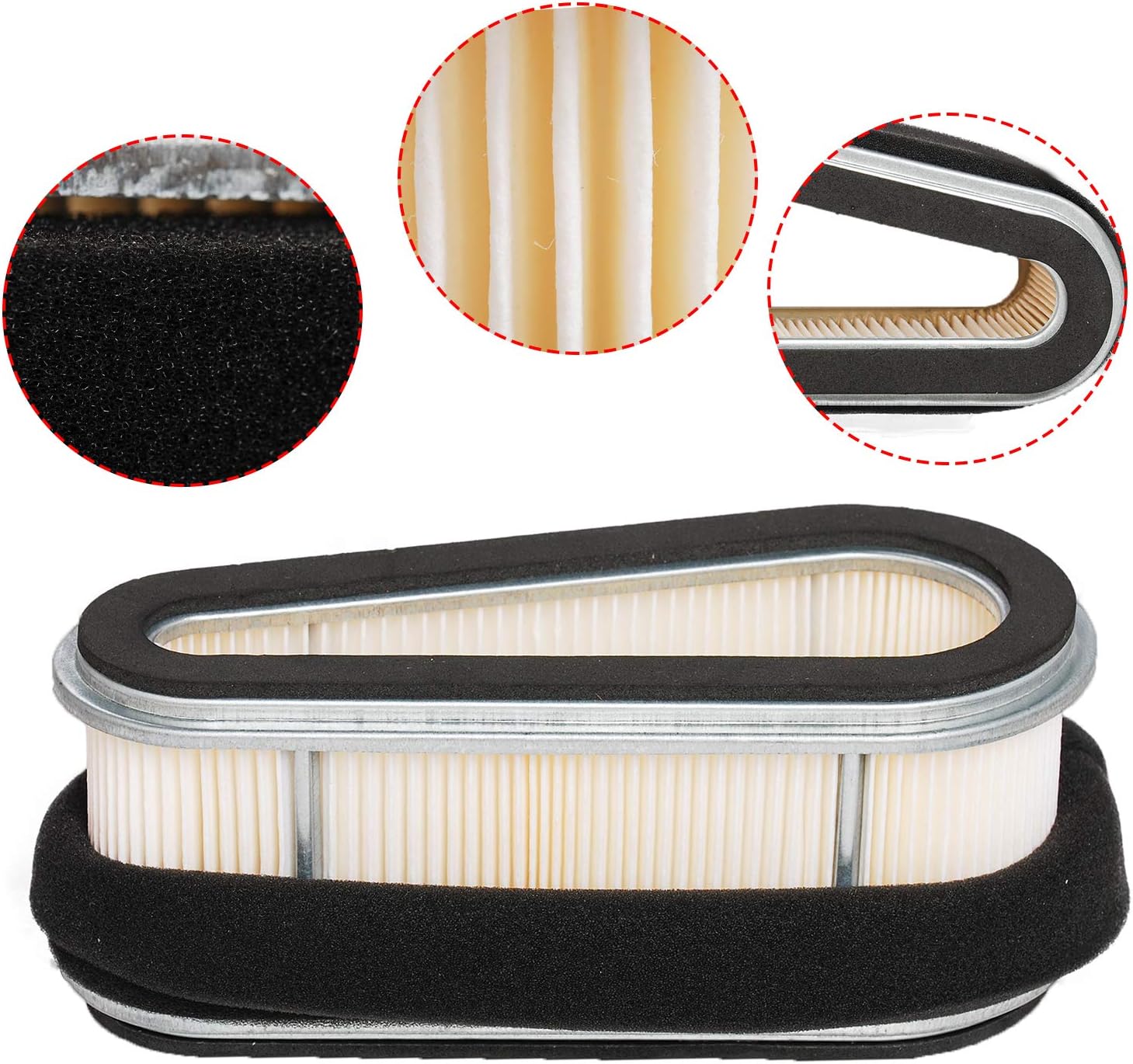 HIFROM Filtro de aire prelimpiador compatible con John Deere 180 185 LX186 F525 F710 GS25 GS30 GS45 GS75 HD45 HD75 260 265 325 GT262 GT275 Tractores