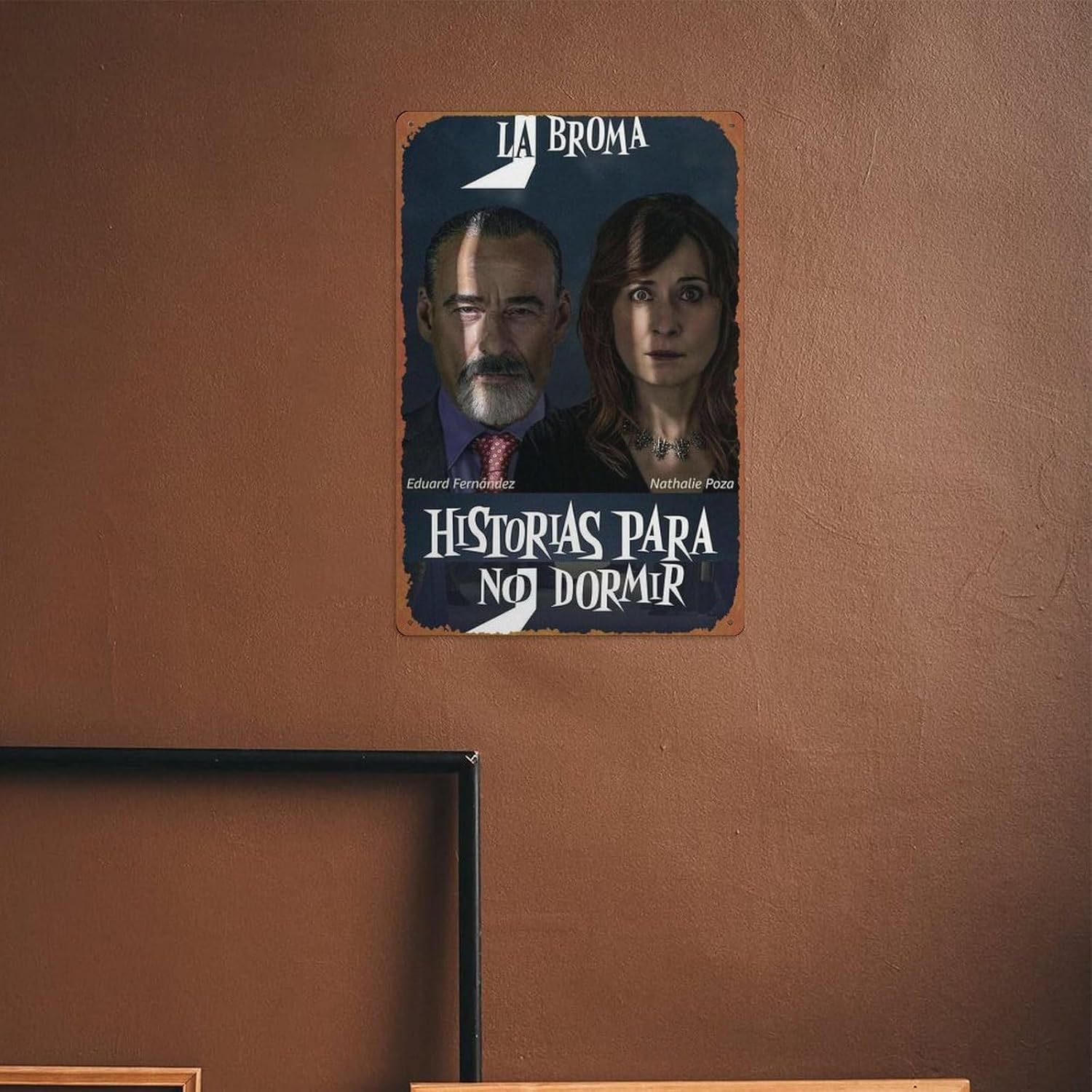 La broma Movie Poster Vintage Tin Sign for Bar Cafe Office Home Wall Decor Gift 12 X 8 inch