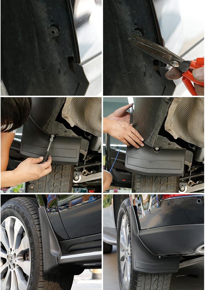 Guardabarros para guardabarros con solapas de barro para automóvil compatible con Jeep Cherokee 2019 2020 2021 2022 2023